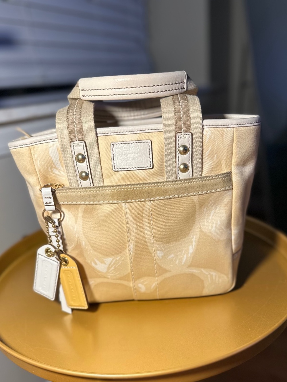 Coach Signature Scribble Tote Handbag  — L05M-201